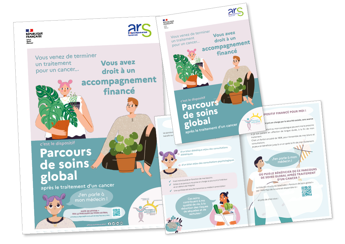 visuel kit com affiche et plaquette parcours soins global